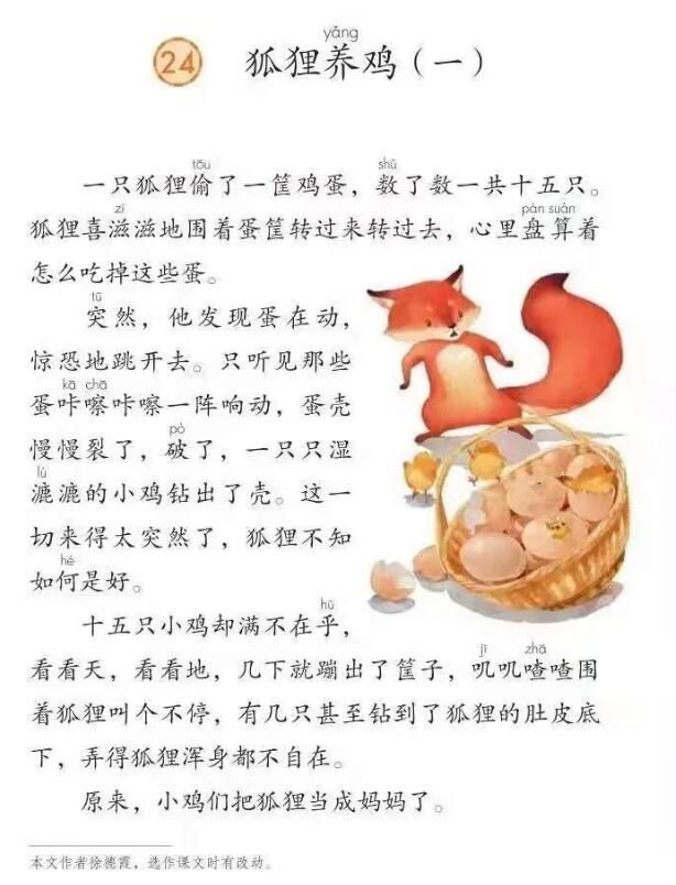 教材|专家两次反对，《狐狸养鸡》才没进教材