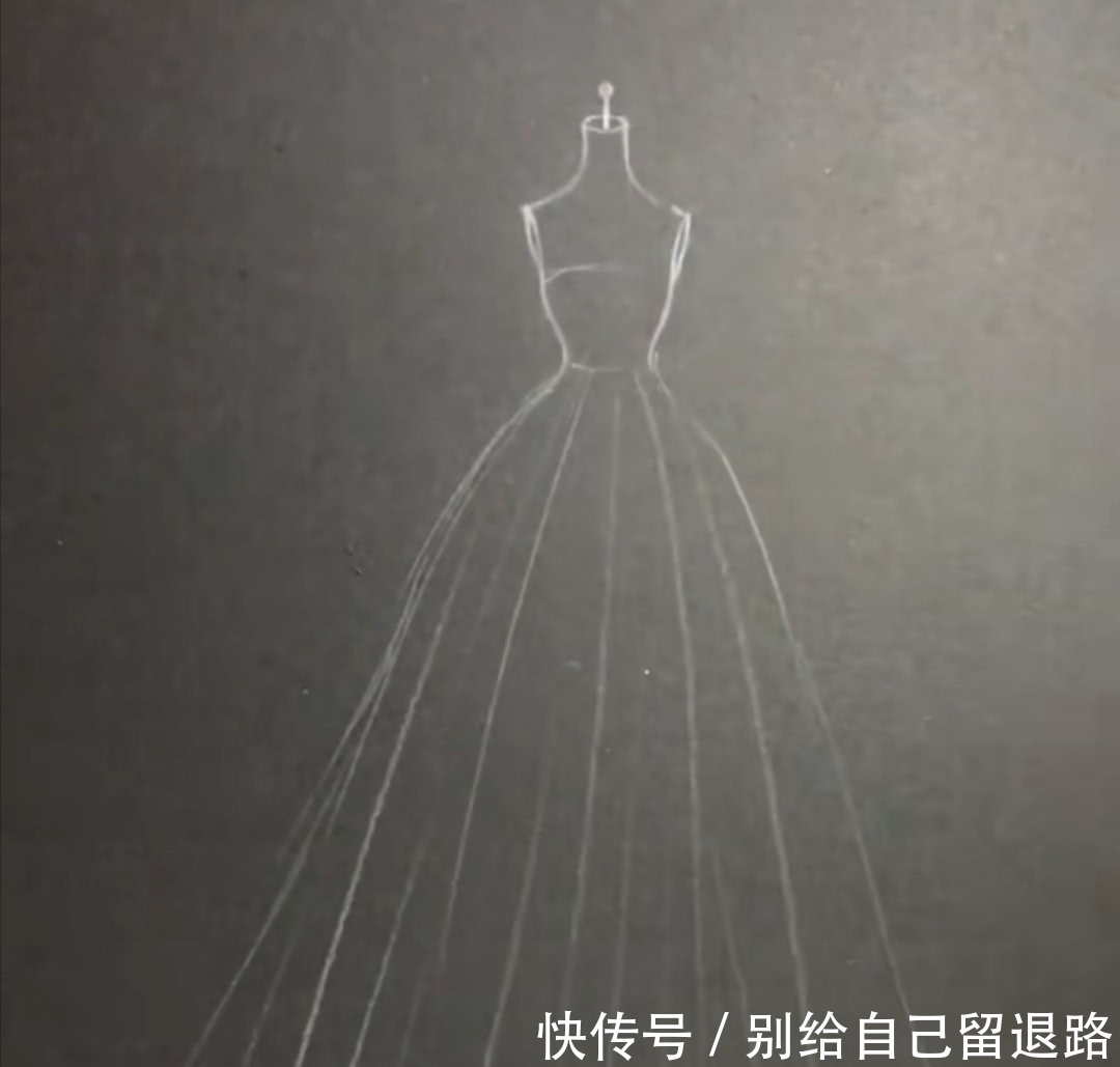 美术生教你简单画“婚纱”,眼睛都学会了,手还不赶紧跟上!