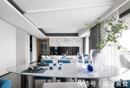 衣帽间|难怪这么多人喜欢横厅设计，看了他的165㎡大平层，我被迷住了