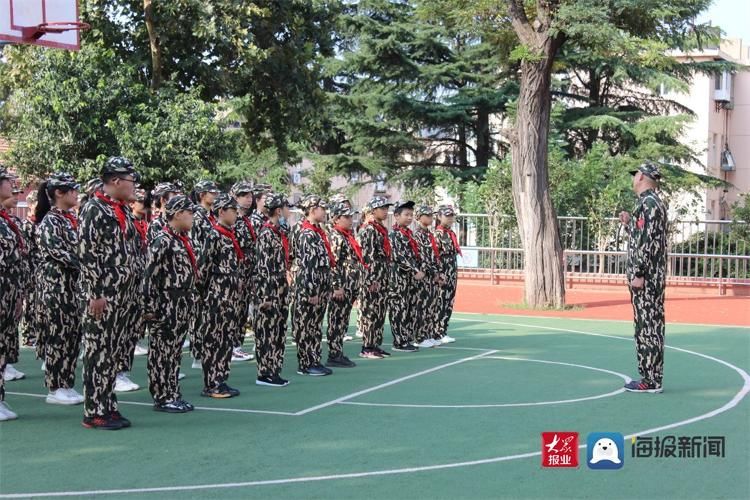 军训|迷彩洗礼童年 青岛淮阳路小学军训进行时