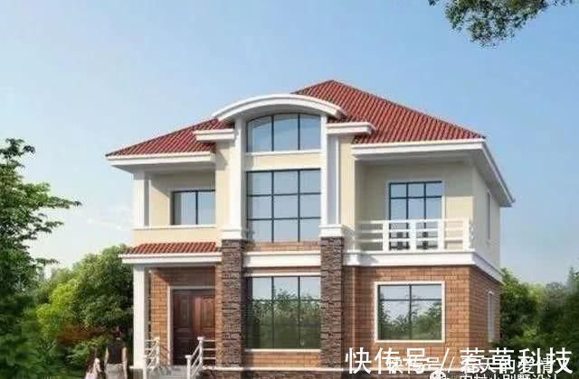 外墙|6套小户型农村别墅,精挑细选的爆款图纸,随便建一套都出彩