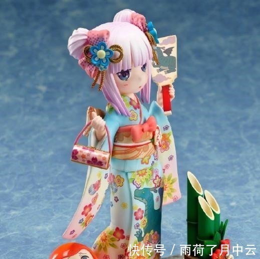 小林家的龙女仆|龙女仆要出康娜和服手办,呆萌的样子太可爱,左下角的才川很搞笑