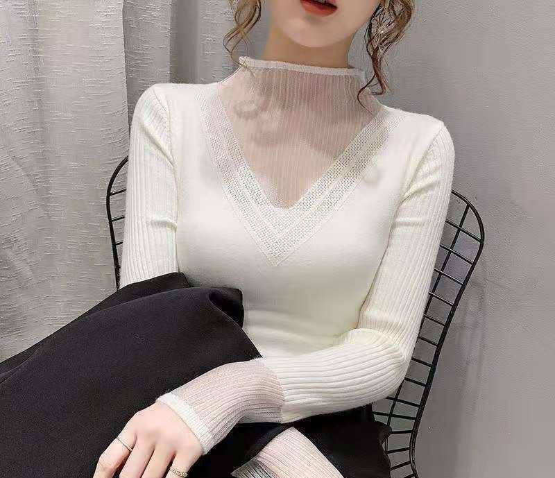 当下大火的“法式慵懒”打底衫,精致简约显高级,温暖洋气更动人