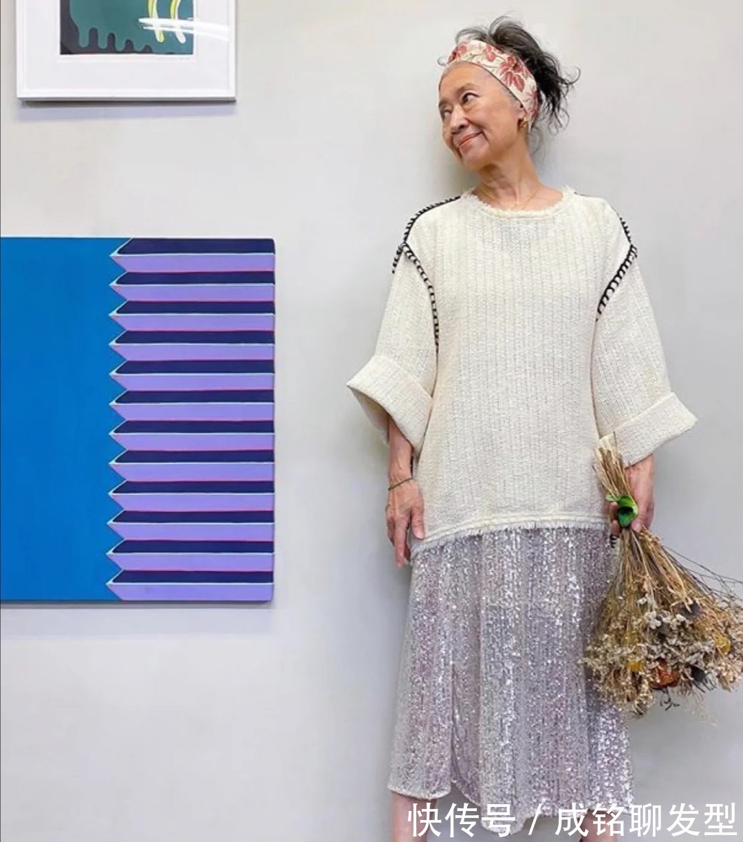 时髦|年过七旬的日本奶奶,穿衣时髦潮范十足,大胆的搭配风格十分吸睛