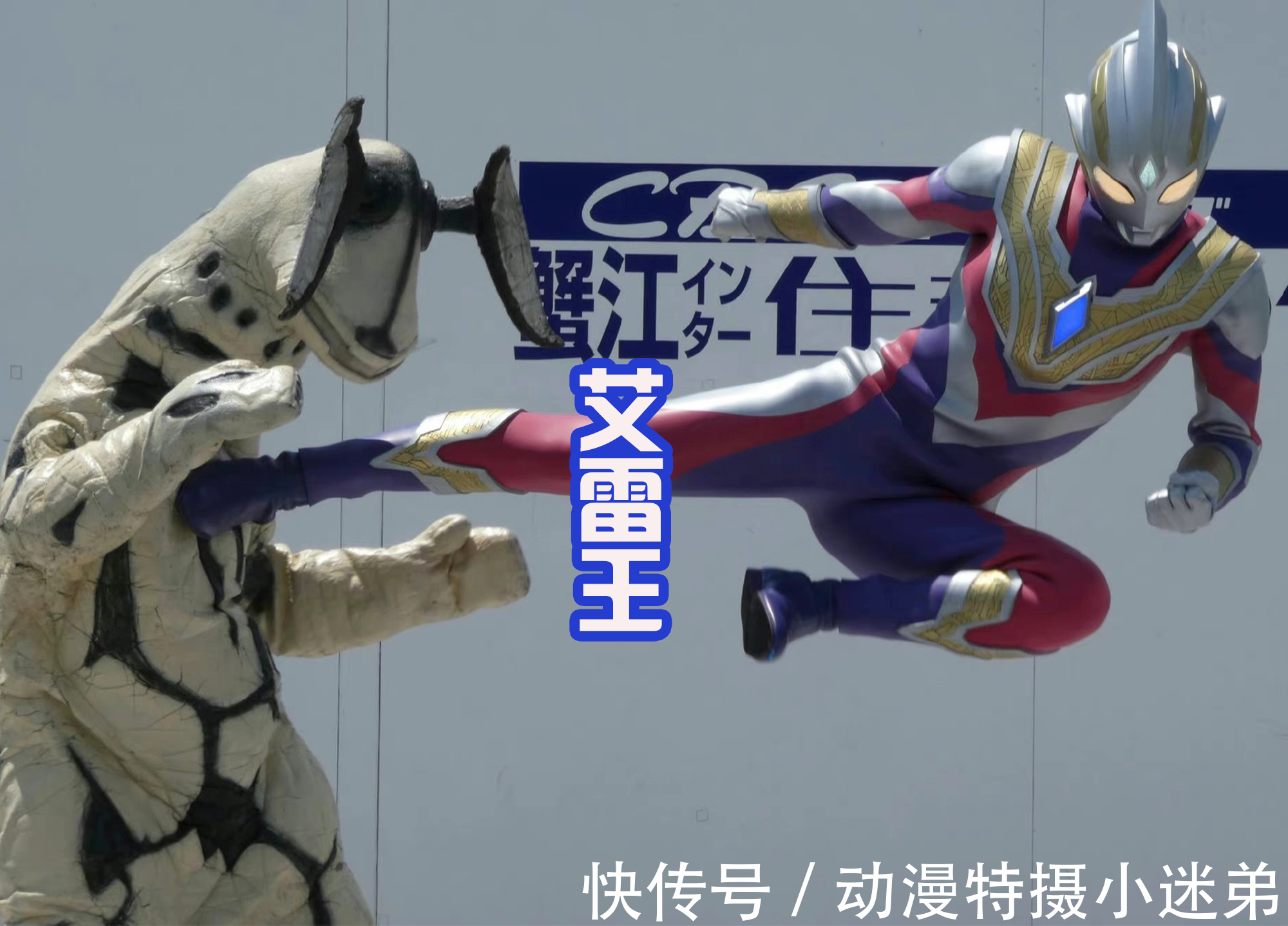 艾雷王|特利迦奥特曼激战四位经典怪兽,和雷德王比力气,还飞踢艾雷王!