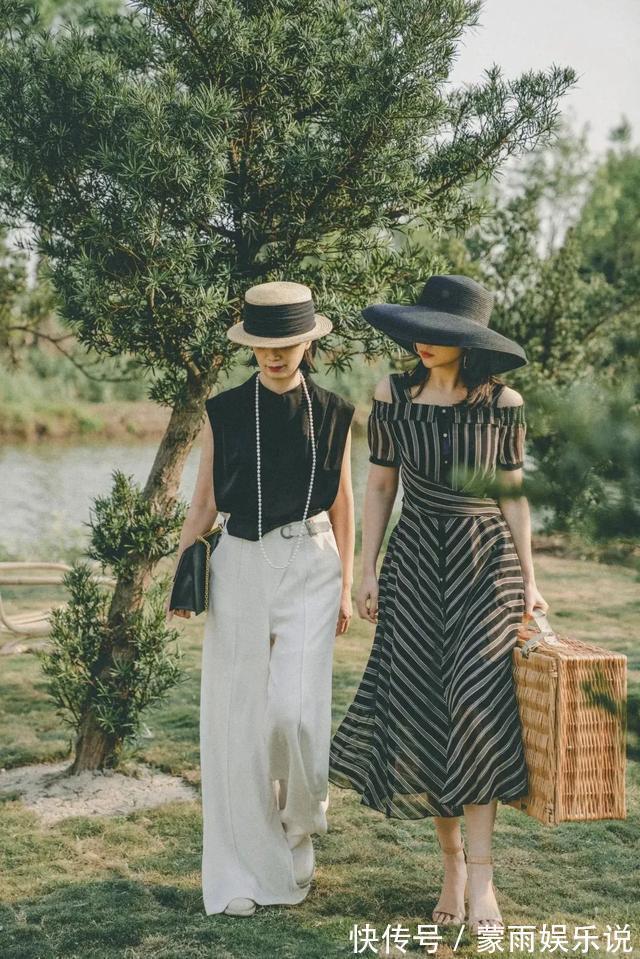 单品|三木妈妈新发型变贵妇,57岁穿女儿小马甲配阔腿裤,黑白配真优雅