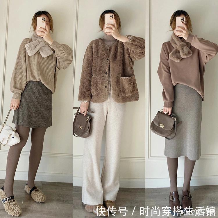 穿搭 真正见过大世面的女人穿衣多选大地色,时髦衬肤白,建议收藏起来