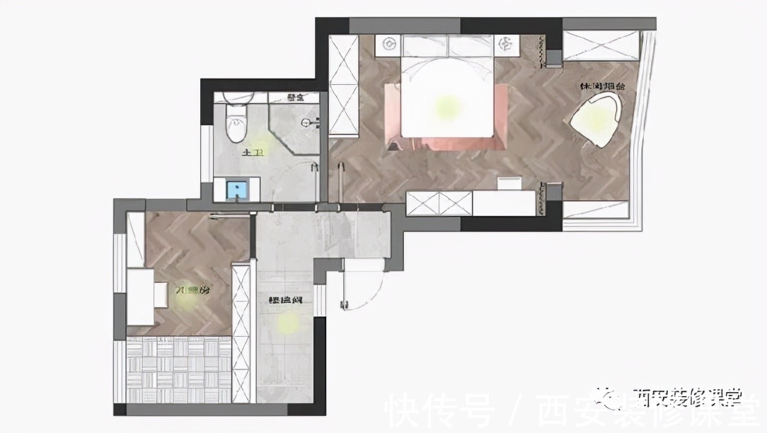 轻奢|130㎡复式美宅,打造心爱的小轻奢