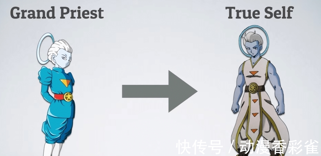 悟空|龙珠人物脑洞向形态对比:全王变成肌肉男?悟空化身超蓝天使!