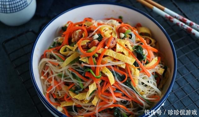 春天,5种素菜一起拌,真的太美味,健康营养,吃再多也吃不胖