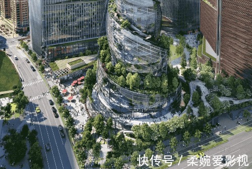 大楼|亚马逊新总部大楼方案问世，巨吸睛！网友：这不一坨笋吗？