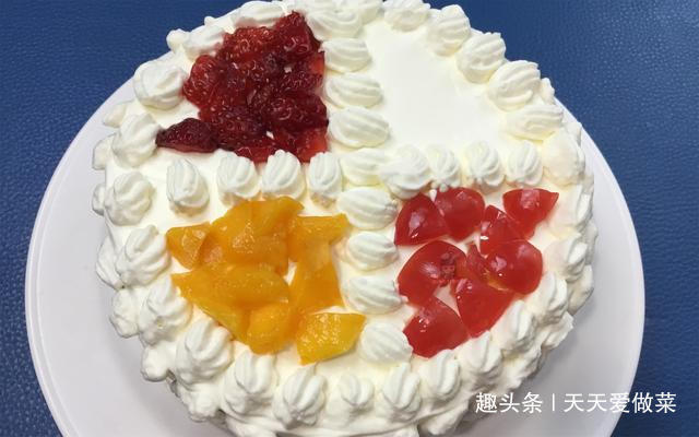 奶油蛋糕的做法居然这么容易,没有转盘和刮刀,简单在家就能做