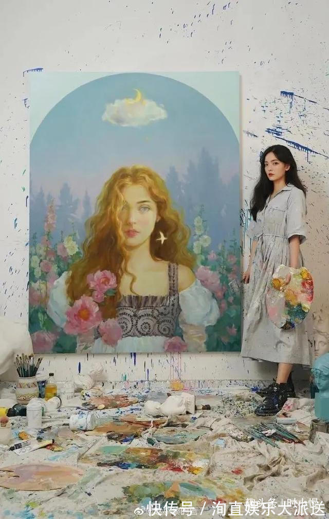 素描#她从小画画长大后靠垃圾画出千万粉丝有梦想的人,成就不会太差
