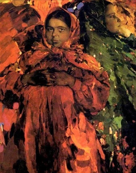 俄罗斯!色彩这么艳丽,居然是列宾工作室出来的画家