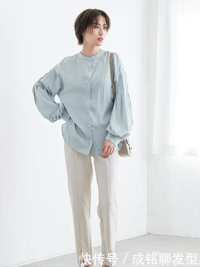 知性|过了三十岁穿衬衣更有韵味，按着四款颜色搭配，靓丽好看又知性