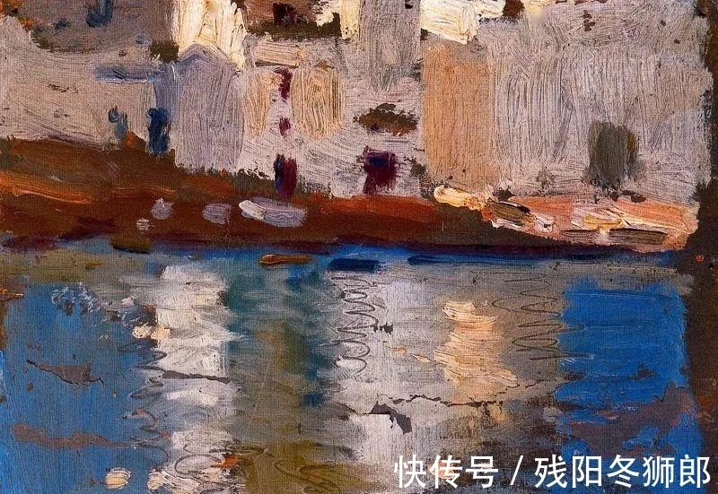 锡切斯@朋友都是现代派画家,但他坚守传统油画结合印象派技法,获奖无数