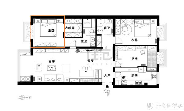 衣帽间|住范儿真实案例 篇二十九：135㎡的家75㎡收纳，空间感饱满美出新境界！