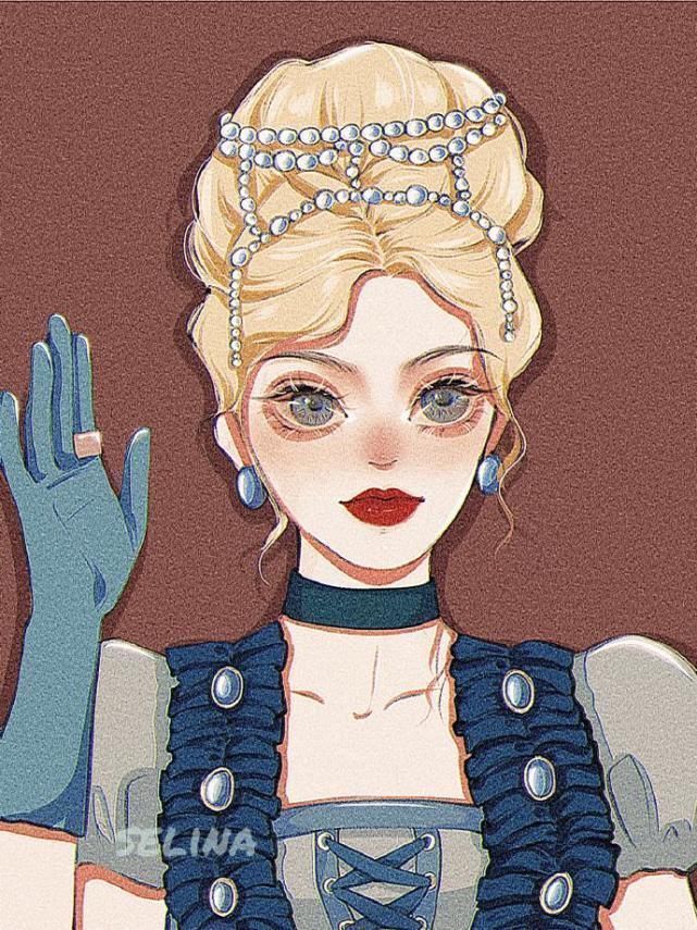 迪士尼公主宫廷风头像,艾莎和乐佩像闺蜜,花木兰英气满满