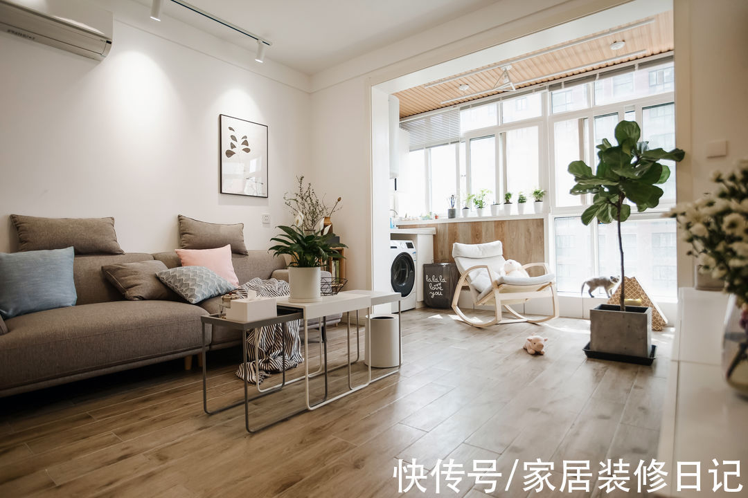 小家|62㎡简约风小家,杂物收纳规划真好,加上自律生活让全屋整洁无物