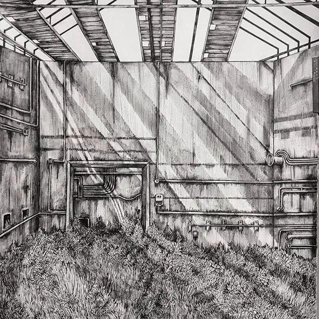 艺术学院|一幅画用掉上百支笔,看到最后成果这么震撼,也就不觉得心疼了