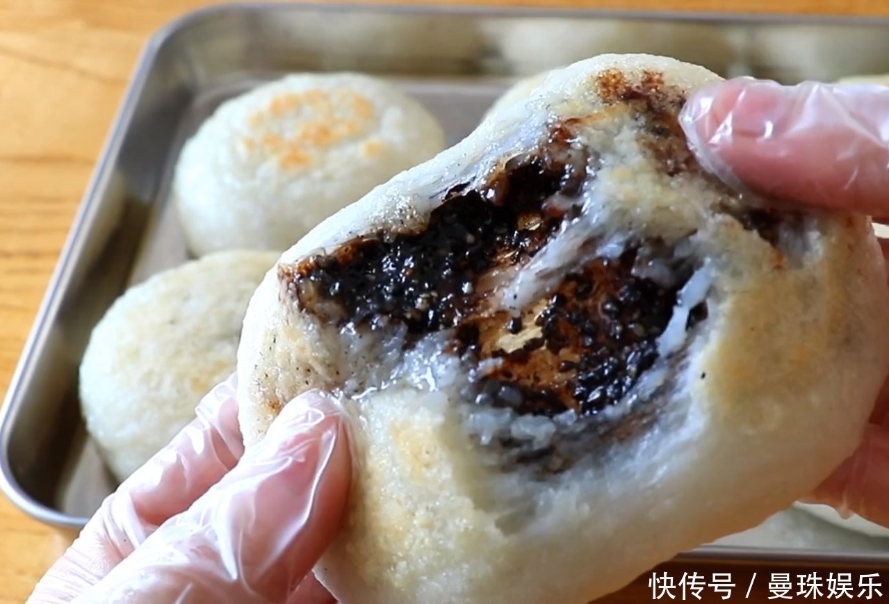 糯米糍粑|手工糯米糍粑糕南方特色做法，红糖流心馅，香甜软糯，简单易学