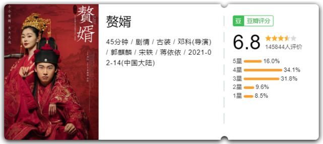 《赘婿》6.8分收官，郭麒麟、宋轶表现被质疑？这三点才是制胜关键