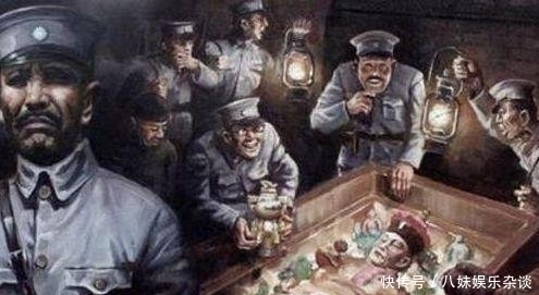 慈禧太后|孙殿英胆大包天,慈禧太后被掠劫的一丝不挂,乾隆更是不忍直视