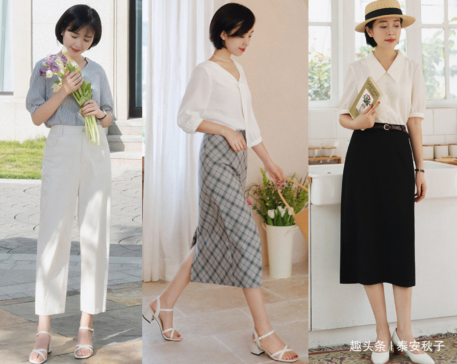 阔腿裤 40岁+的女人简洁的穿搭,会让你更显高级!