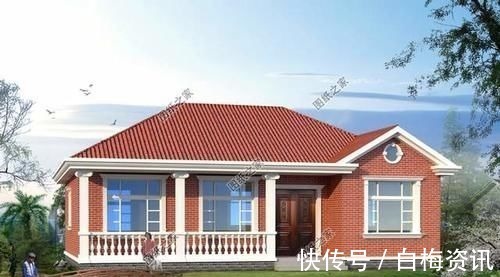 农村|5款四开间一层自建房，不大不小，要的就是住着舒服