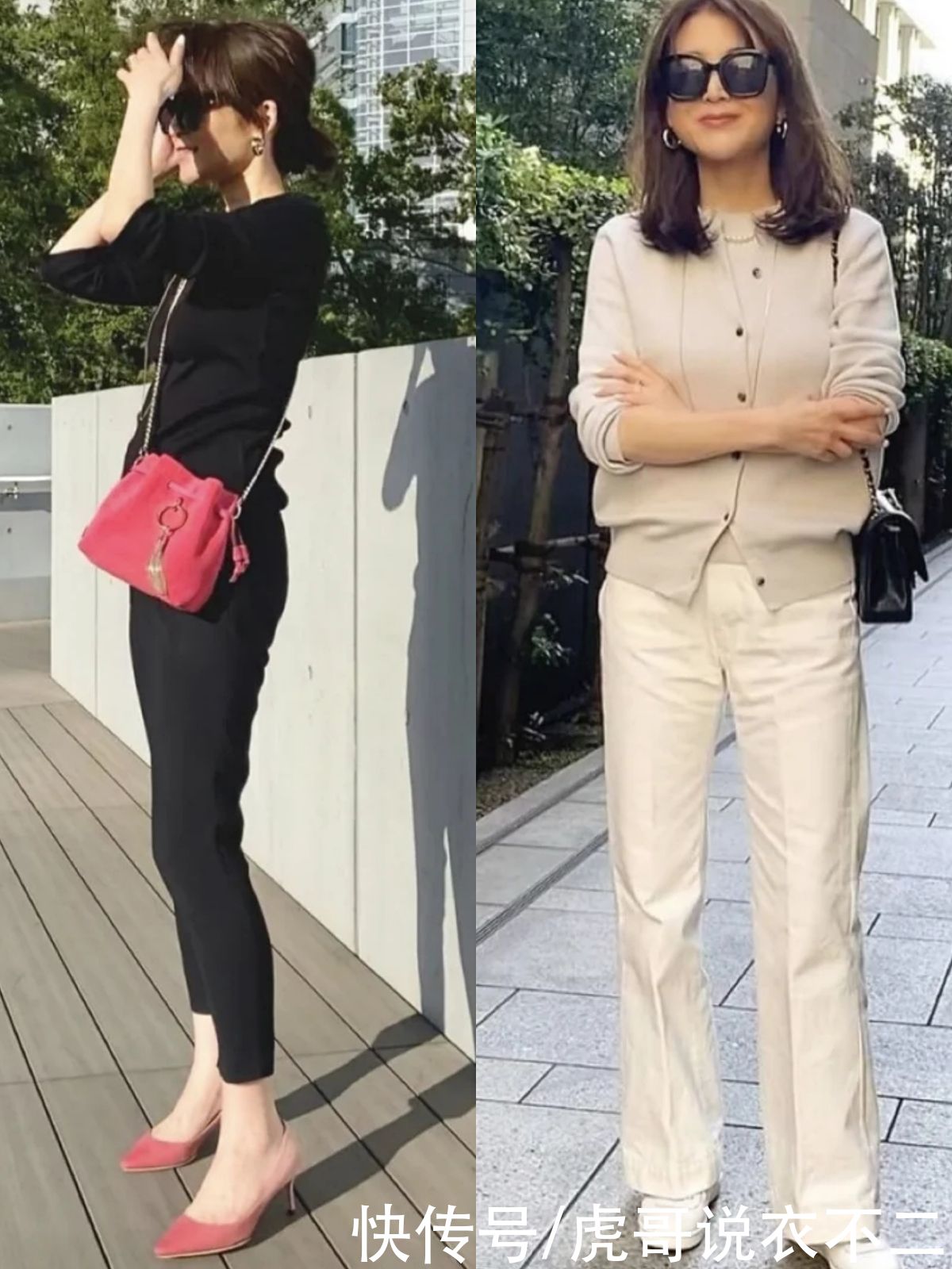 实用|年过40岁的矮个女性，初夏学这位日本主妇的搭配，简单实用又显高