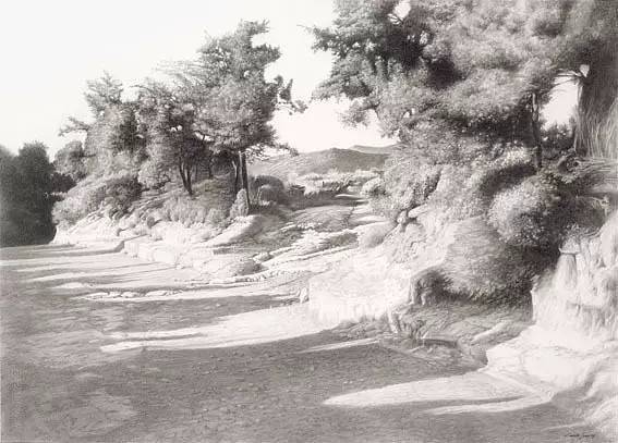 卡洛斯&写实微调的素描风景,艺术家Carlos Castillo Seas作品真是绝了!