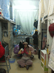 |搞笑GIF趣图:再也不敢在宿舍睡懒觉了,室友们太疯狂