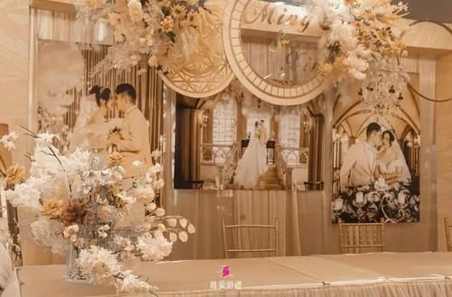 这场被赋予了干净纯粹气质的香槟色系婚礼，是你喜欢的风格吗？