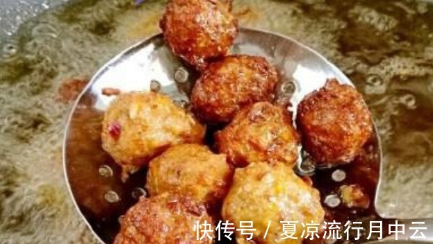炸肉丸子，记住不放鸡蛋和面粉，教您正确做法，外酥里嫩还卖相好！