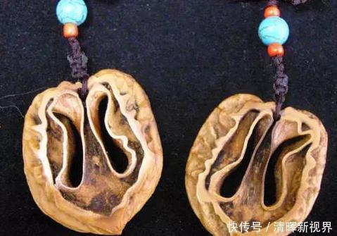 文玩核桃整个的很常见,但您见过切开来盘玩的吗