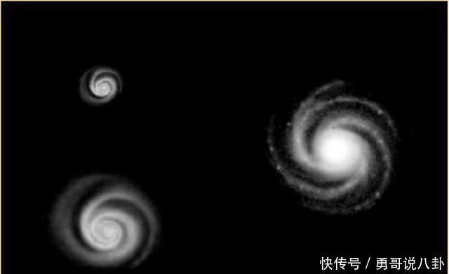 旋涡 我们竟然在银河系的中心,发现了一颗花生米