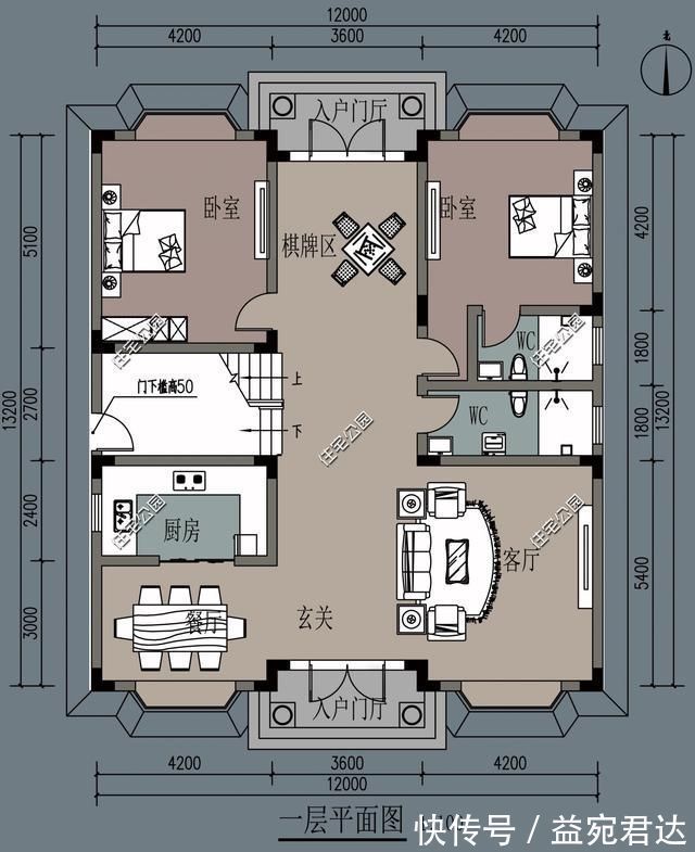 自建房|回農村自建房,廁所應不應該設置在臥室內這6套戶型給你答案