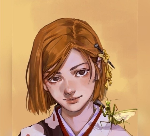 狗卷棘|咒术回战:画师将人物绘制得很细腻,只是野蔷薇的鼻子有点出戏