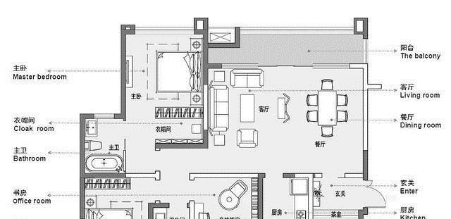 轻奢风|轻奢风格设计,120㎡装修效果明艳四方,越看越有格调!