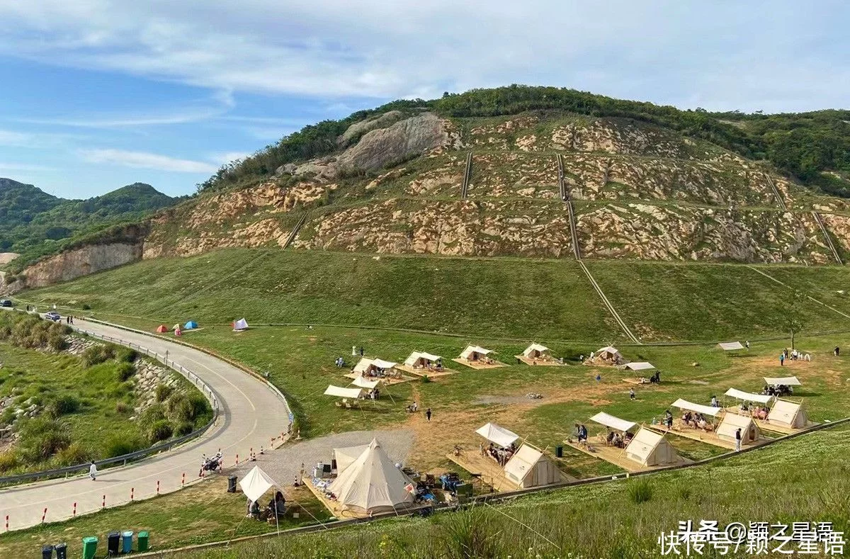 天下风物——《道人山、饭桶山，变成了露营山，来看看收费高不高？》风光题照