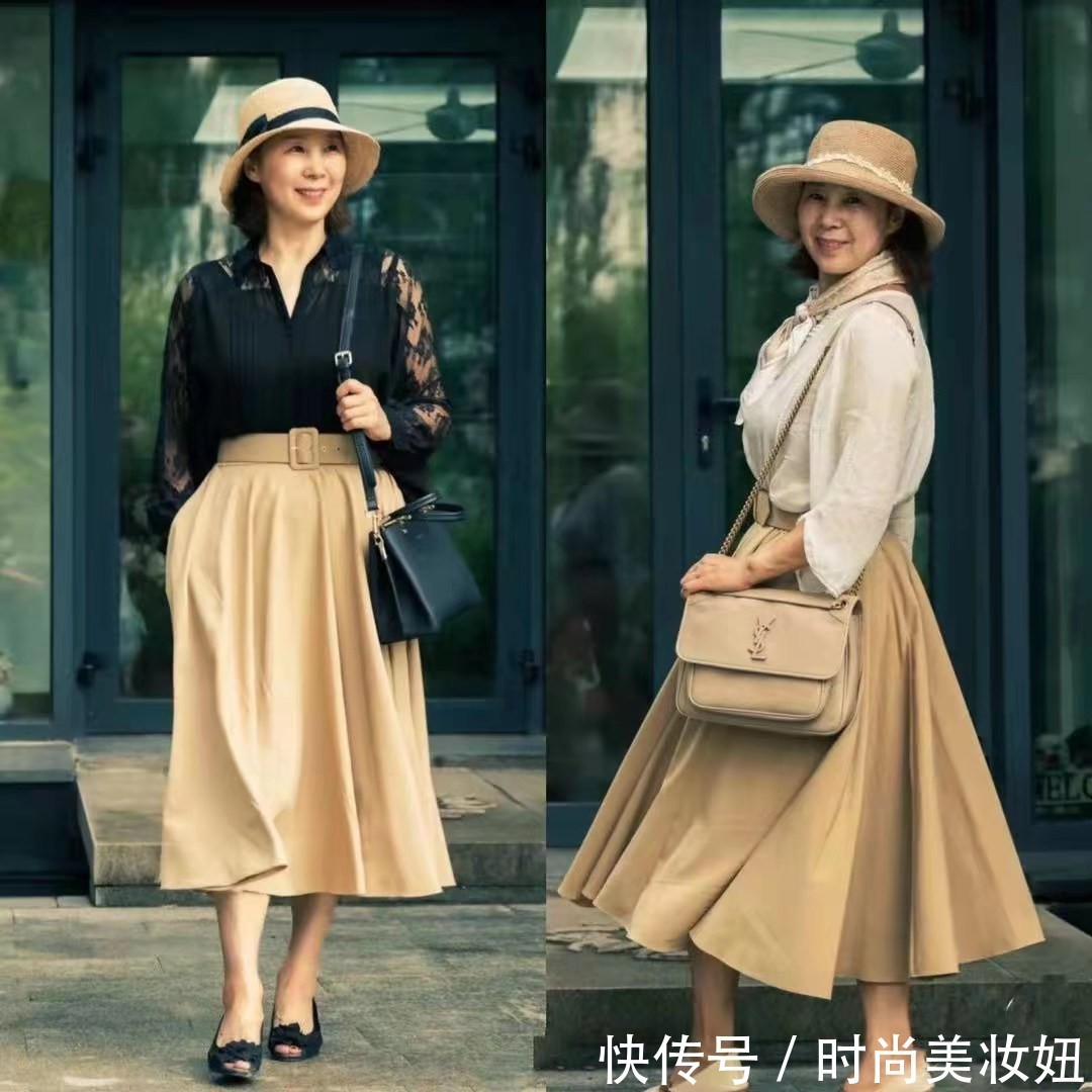 年轻人|65岁比年轻人还时髦，身材微胖相貌平平，却穿得高级优雅