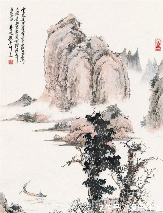 画派|多种风格并存，还能浑然一体，汪声远山水画欣赏