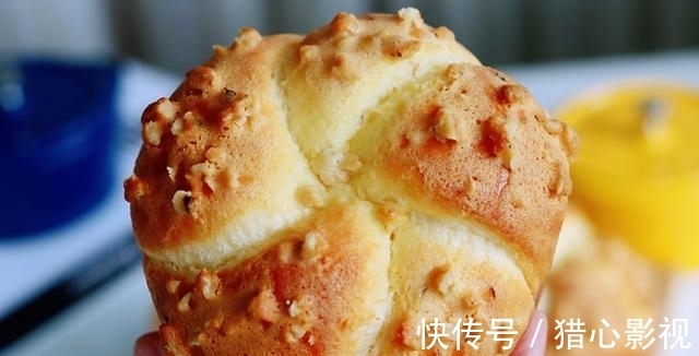 面包|一定要尝试的面包配方，一次发酵，外酥里软，放3天不硬，特解馋