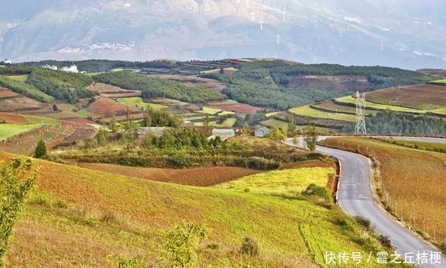 神奇的土地，浓烈的色彩，完美的线条，东川红土地