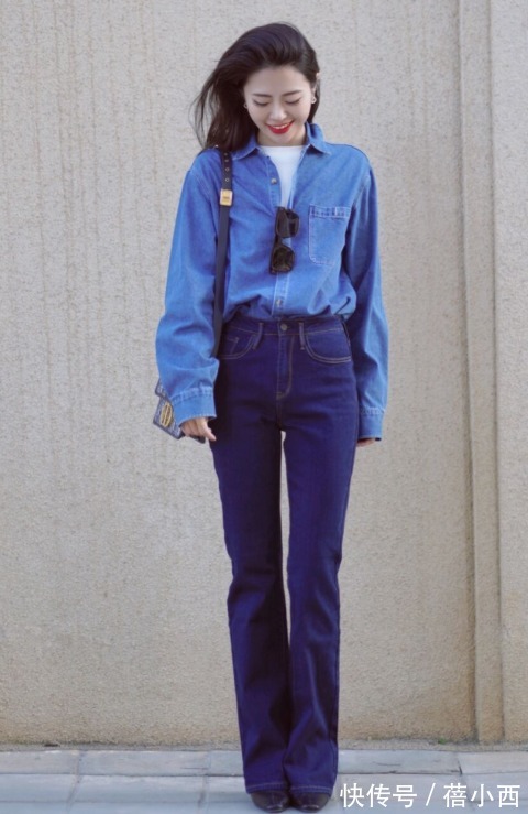 小个子 “牛仔裤”春季穿搭攻略:配毛衣、风衣都很洋气,好看的都挑好了