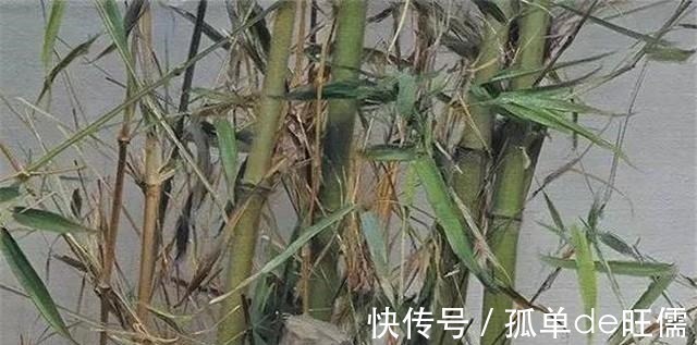 西方人@冷军用油画画竹子,我是第一人,中国人没画过,西方人不会画