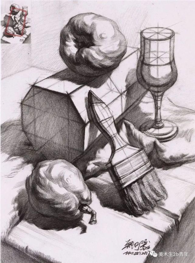 结构$画素描结构那么枯燥为什么还要画?这样想你就错了?