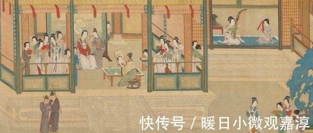 赵希鹄@又见穿越者实锤？500年前一幅画放大10倍，竟发现一个眼镜男？