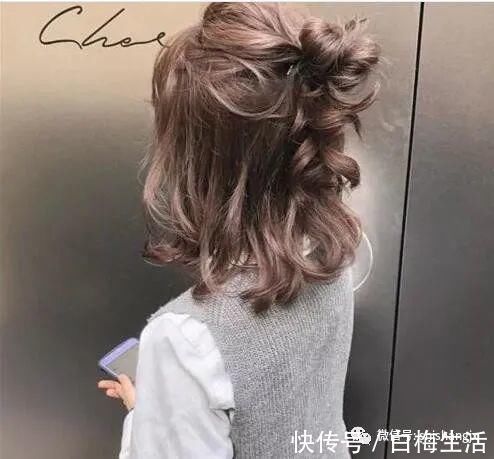可爱|流行女生半扎式丸子头,慵懒清新、可爱唯美,有个性