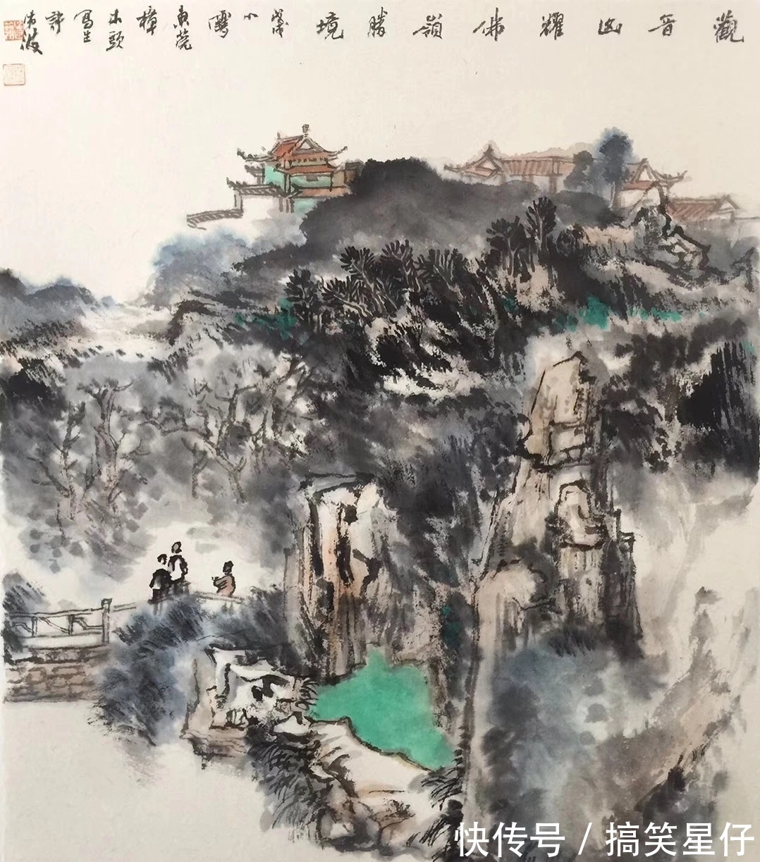 笔墨|朴实无华的笔墨|许沛波写意山水画